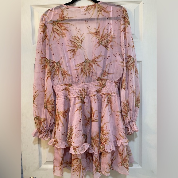 Lily print tie dress - Picture 5 of 9